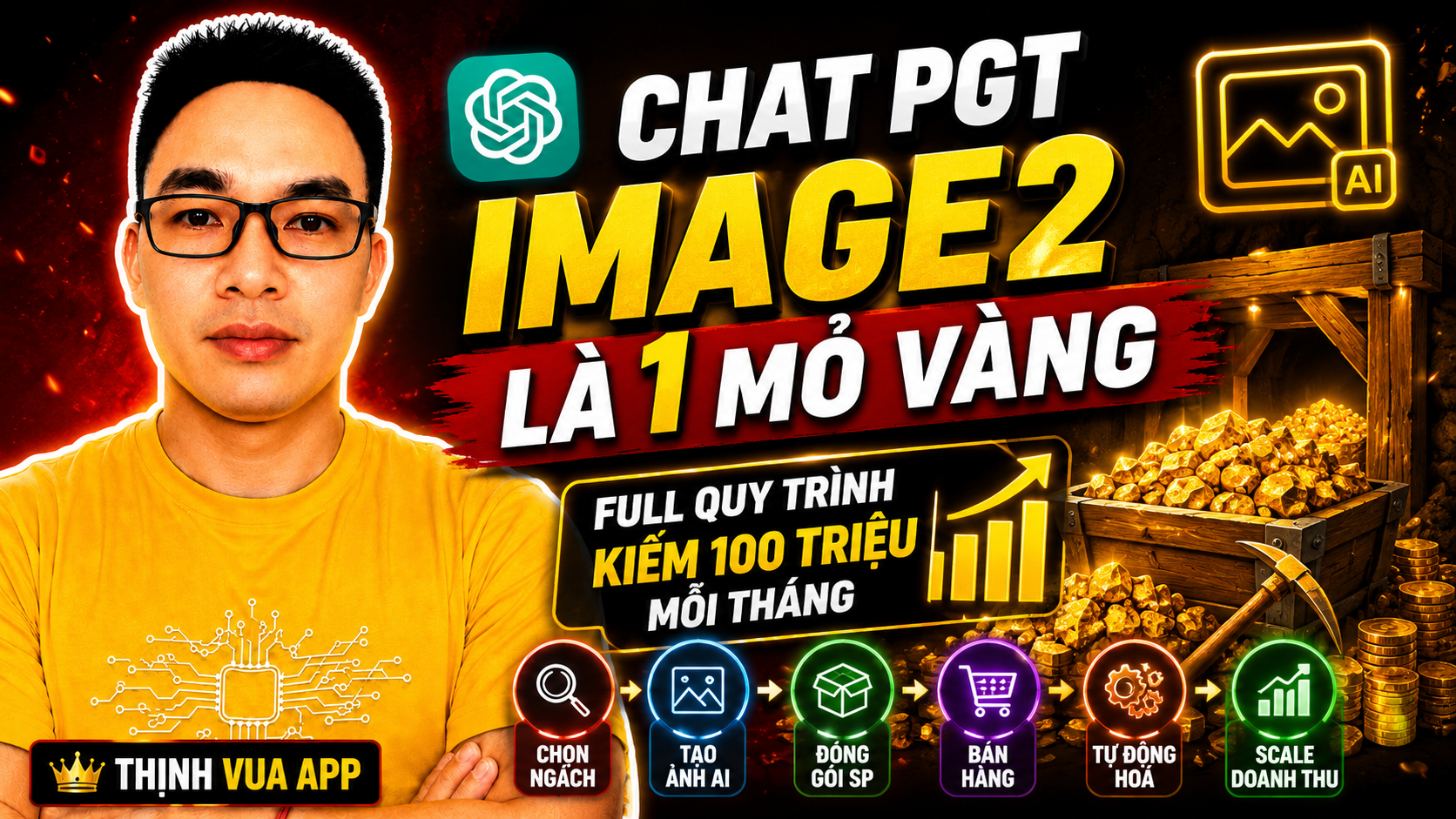 FULL QUY TRÌNH KIẾM 100TR MỖI THÁNG VỚI CHAT GPT IMAGE 2