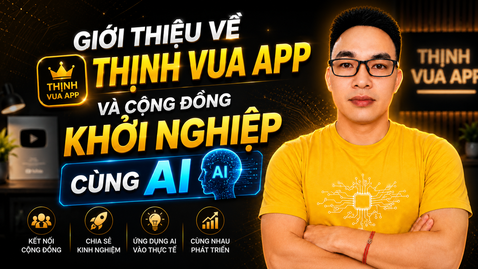 GIỚI THIỆU VỀ THỊNH VUA APP VÀ CỘNG ĐỒNG KHỞI NGHIỆP CÙNG AI